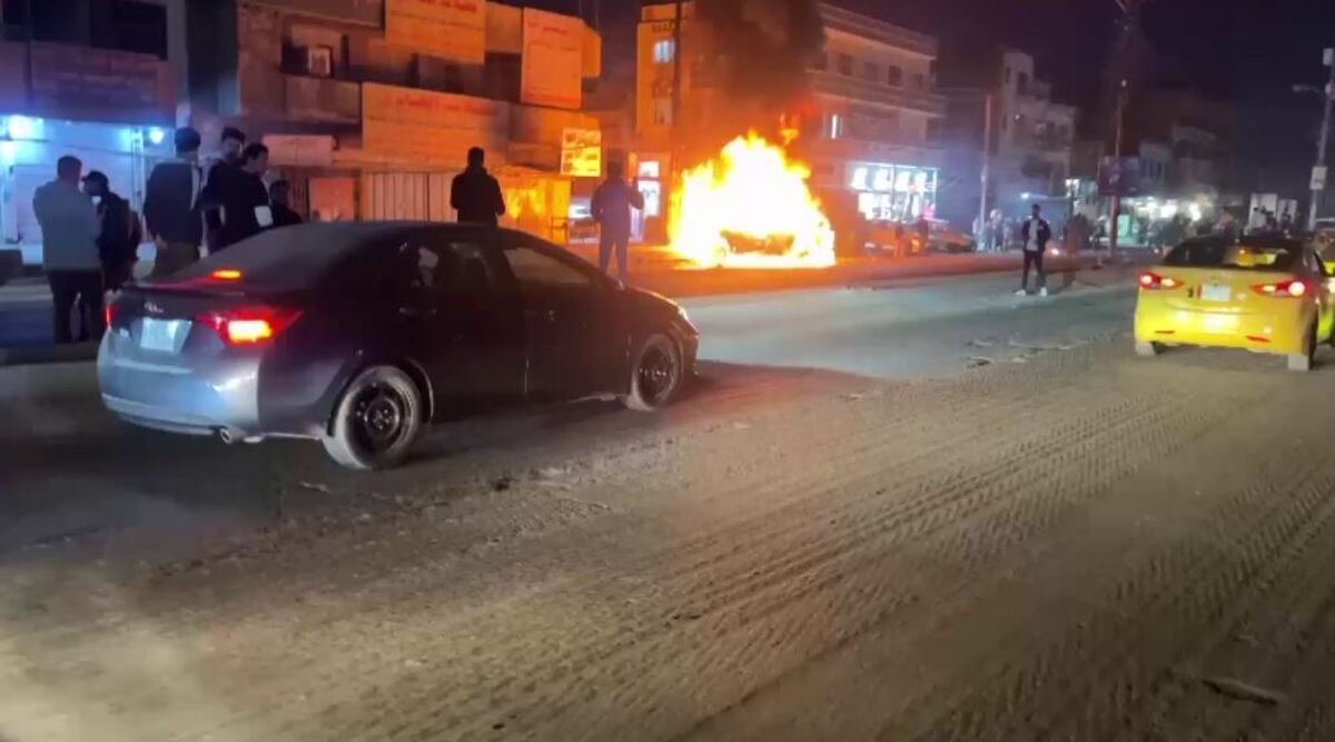 حمله پهپادی به یک خودرو در شرق بغداد