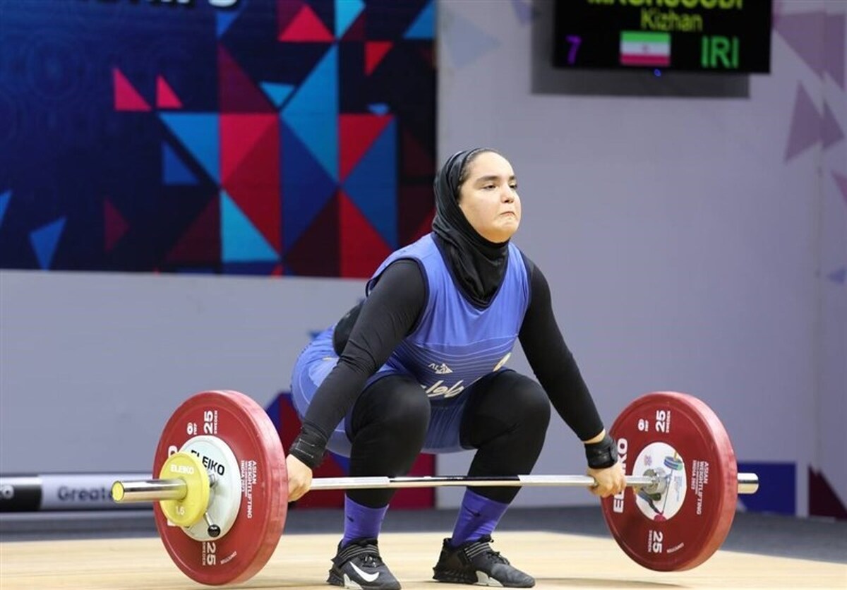 وزنه‌برداری قهرمانی آسیا| ۳ مدال برنز برای کیژان مقصودی در ۸۷ کیلوگرم