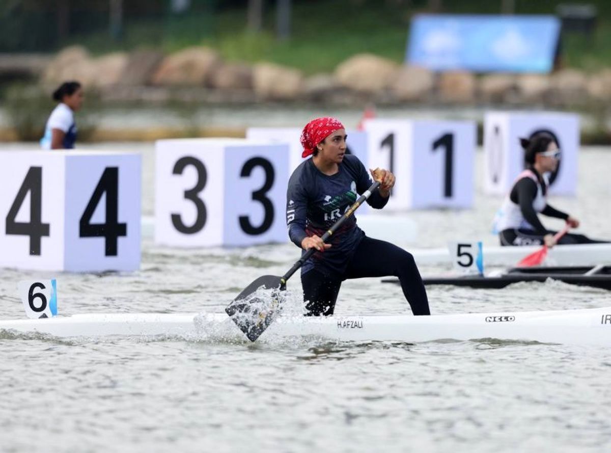 افضلی: هدفم پیشرفت تکنیکی و بالا بردن آمادگی بدنی است/ بهترین شرایط را در ۲۰۰ متر کانو دارم