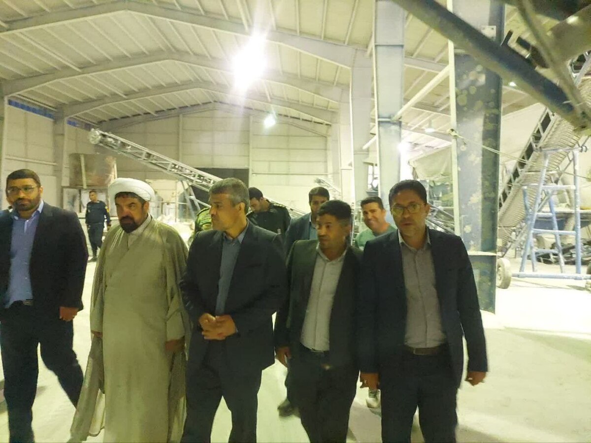 دادستان مرکز استان کرمان مشکلات کارخانه کنستانتره سیلیس و میکرونیزه سیلیس فاریاب را بررسی کرد