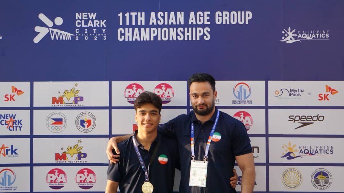 شنا قهرمانی رده‌های سنی آسیا| دبل طلایی سام واژیر با طلای تخته ۳ متر/ ششمین مدال شیرجه ایران کسب شد