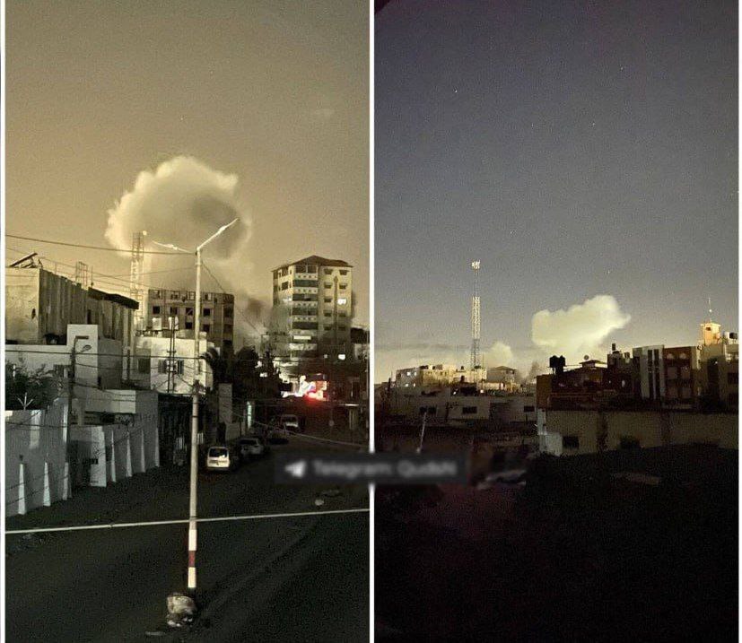 بمباران جبالیا و رفح؛ پایگاه ارتش رژیم صهیونیستی هدف موشک برکان قرار گرفت