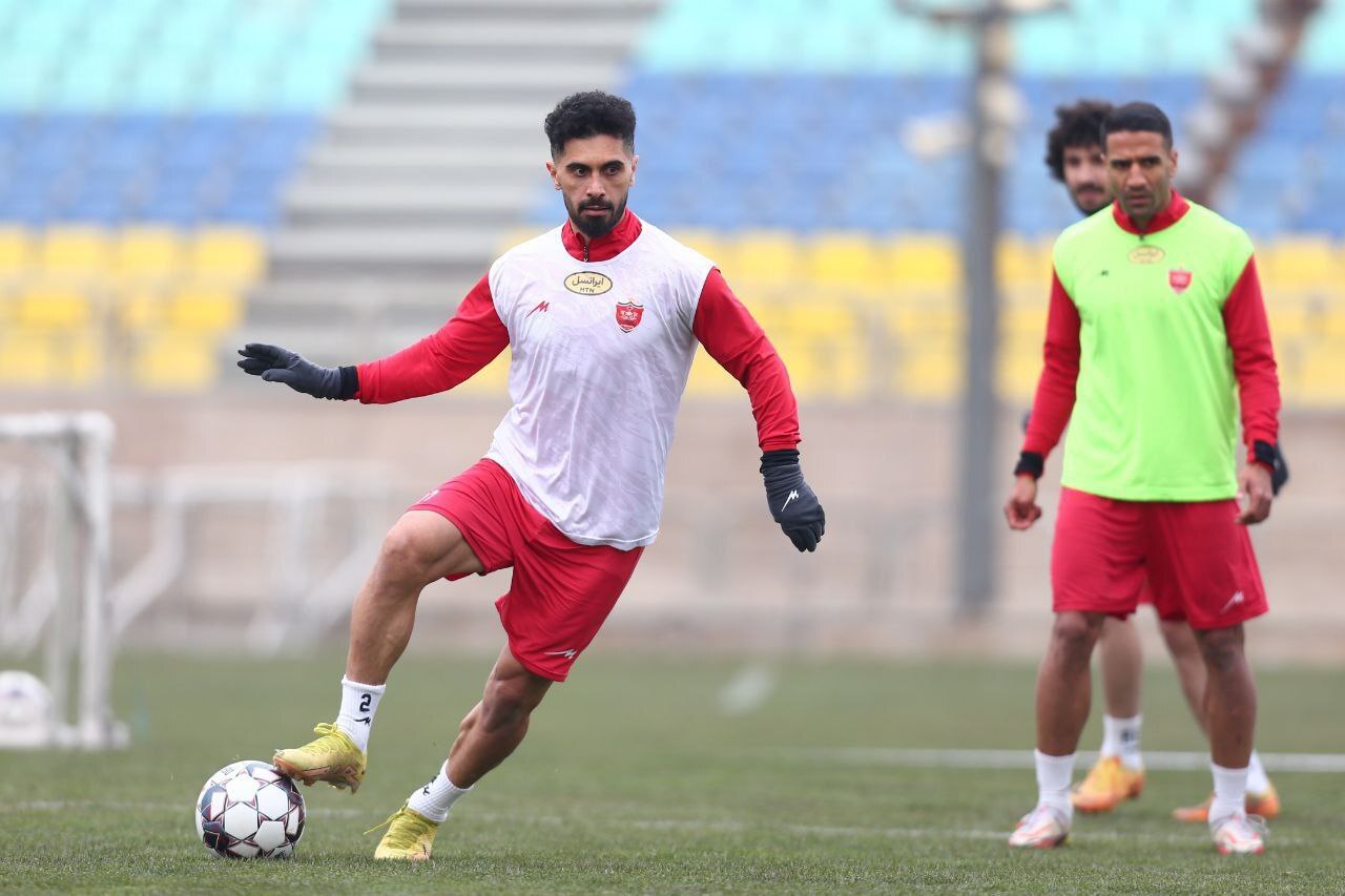 تمرین و ریکاوری سرخپوشان بعد از صعود پر گل