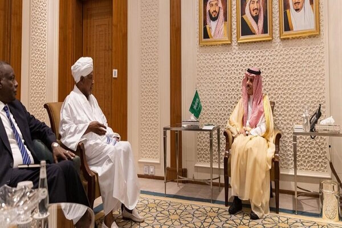 دیدار و گفتگوی وزیر خارجه عربستان با نماینده ویژه رئیس شورای حاکمیتی سودان