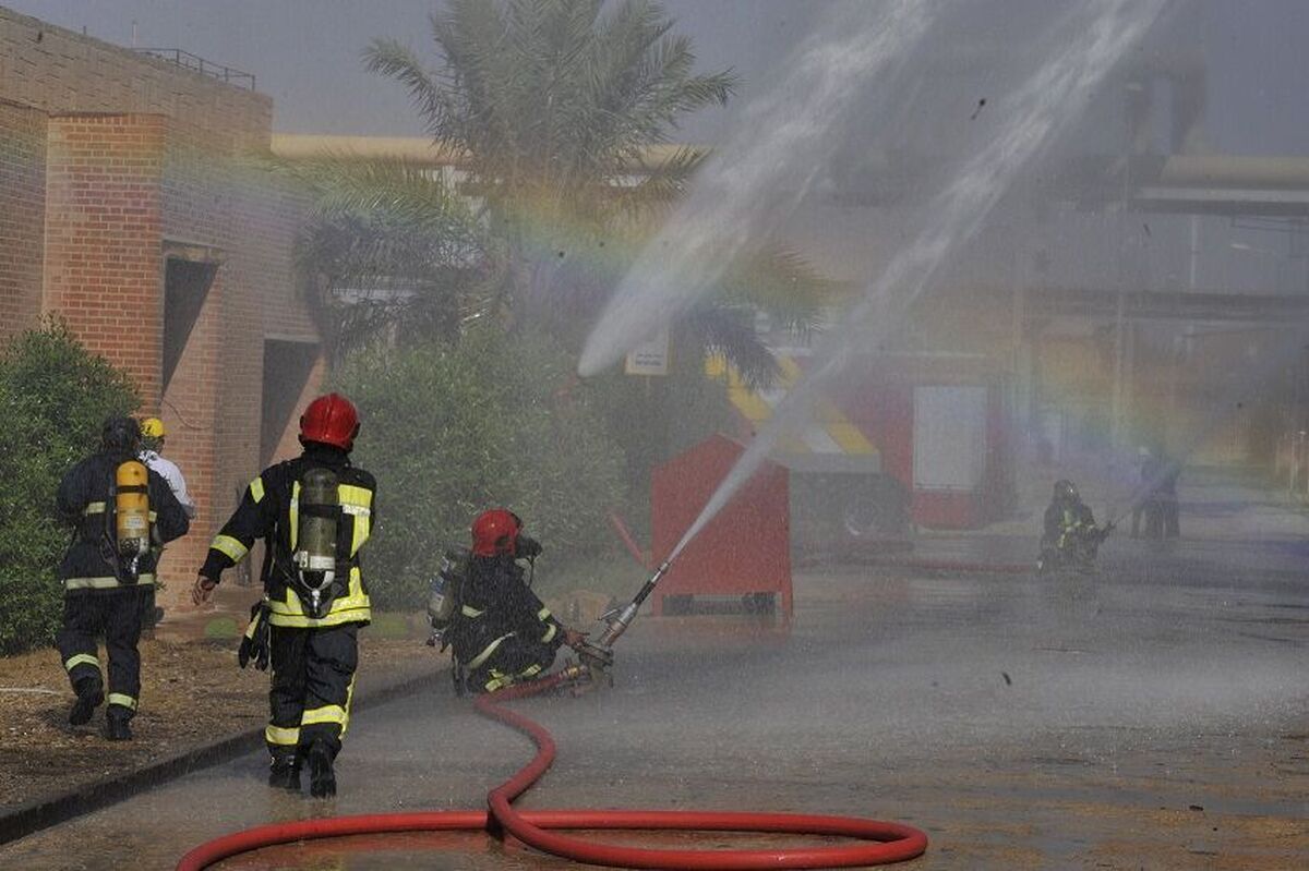 برگزاری رزمایش واکنش در شرایط اضطراری با سناریوی نشت مواد شیمیایی در پارس جنوبی