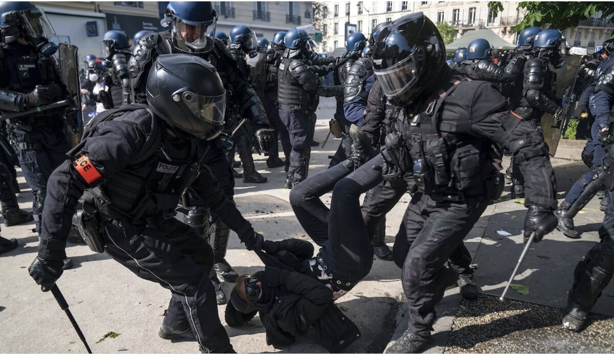 گزارش اینترسپت از اقدامات خشونت آمیز پلیس فرانسه/ روند افزایشی بازداشت‌ها در اعتراضات اخیر