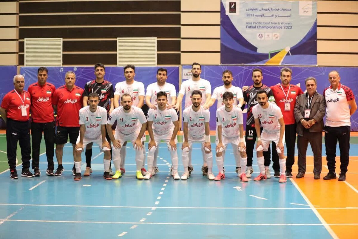 فوتسال ناشنوایان قهرمانی آسیا و اقیانوسیه| تیم ملی ایران مغلوب مالزی شد