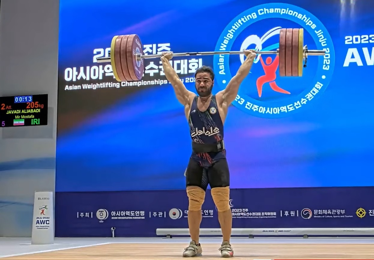 وزنه‌برداری قهرمانی آسیا| جوادی برنز گرفت، رستمی