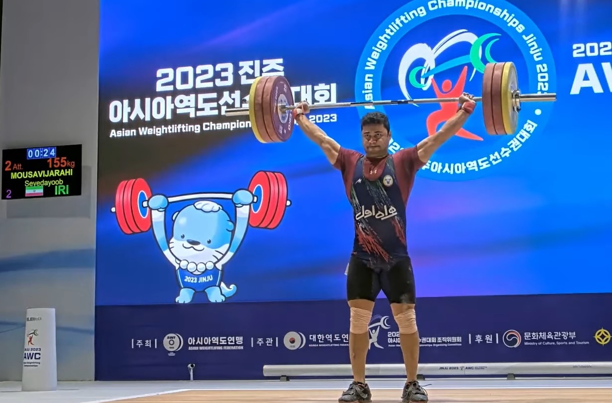 وزنه‌برداری قهرمانی آسیا| موسوی