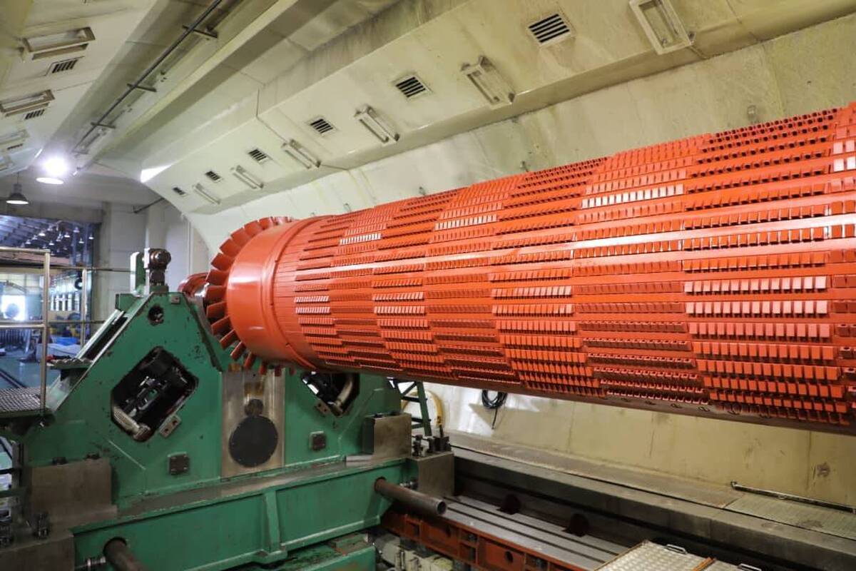 پایان تعمیرات اساسی روتور ژنراتور نیروگاه ناصریه عراق توسط متخصصان ایرانی