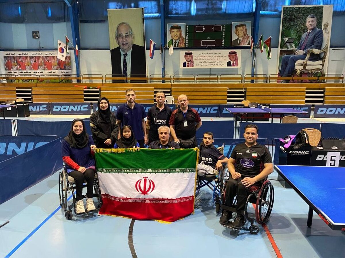 پاراتنیس روی میز قهرمانی جهان| پایان کار ایران با یک مدال طلا، یک نقره و ۴ برنز
