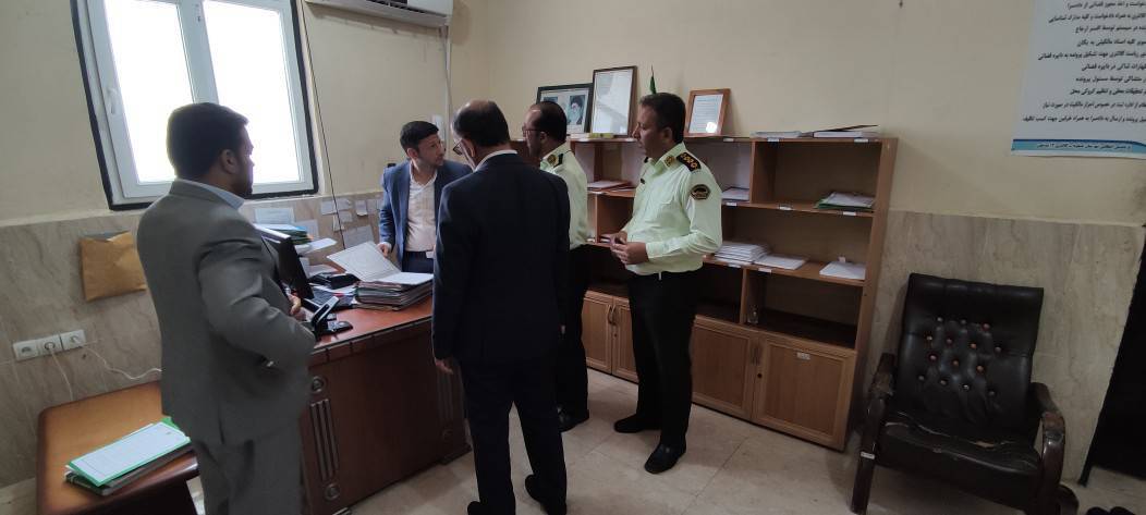 رئیس کل دادگستری استان بوشهر از مراجع قضایی، انتظامی و گمرک شهرستان عسلویه بازدید کرد