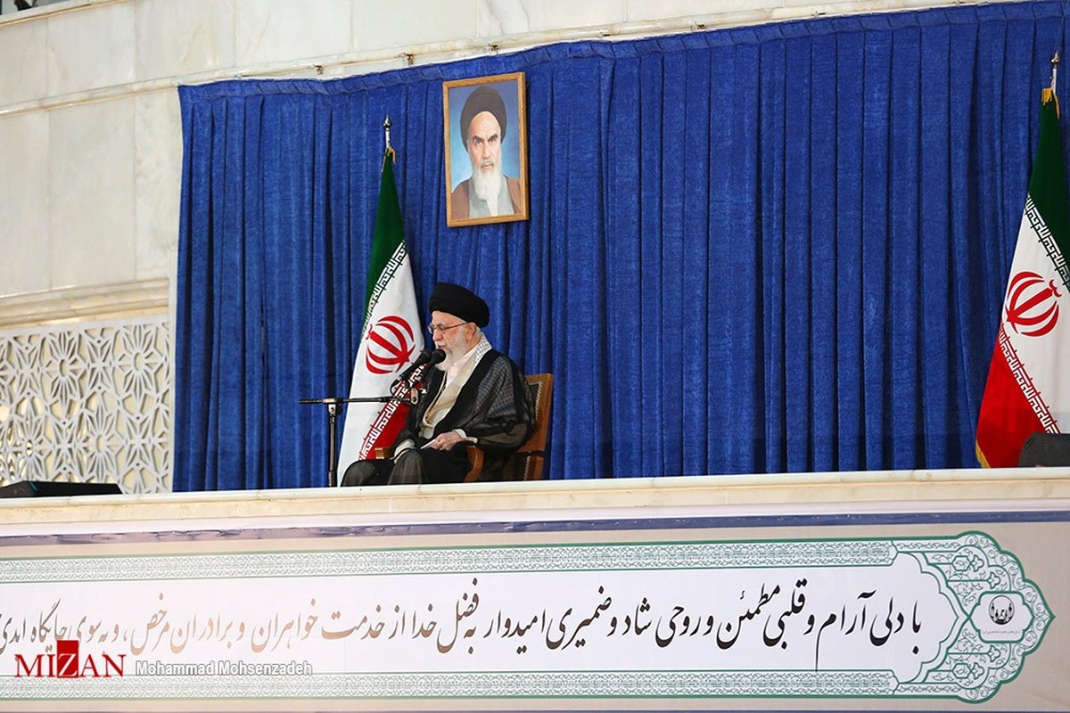 رهبر انقلاب ۱۴ خرداد در حرم مطهر امام خمینی (ره) سخنرانی می‌کنند