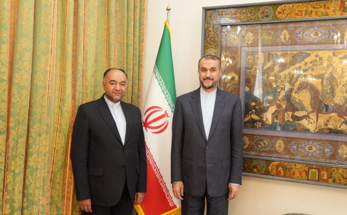 دیدار و گفتگوی سفیر جدید ایران در امارات با امیرعبداللهیان