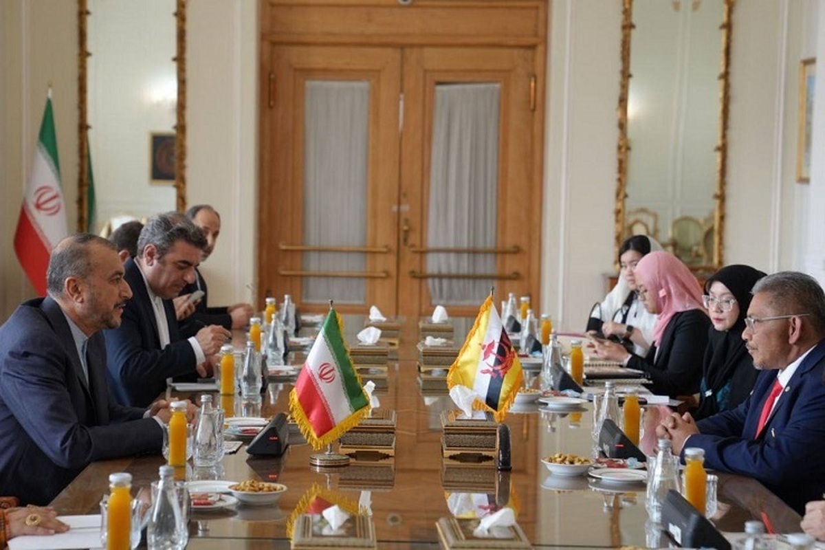 دیدار وزرای امور خارجه ایران و برونئی