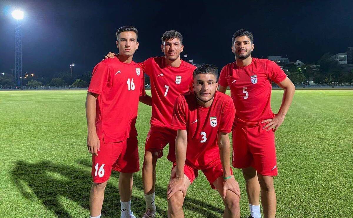 پیروزی نوجوانان ایران در اولین بازی تدارکاتی