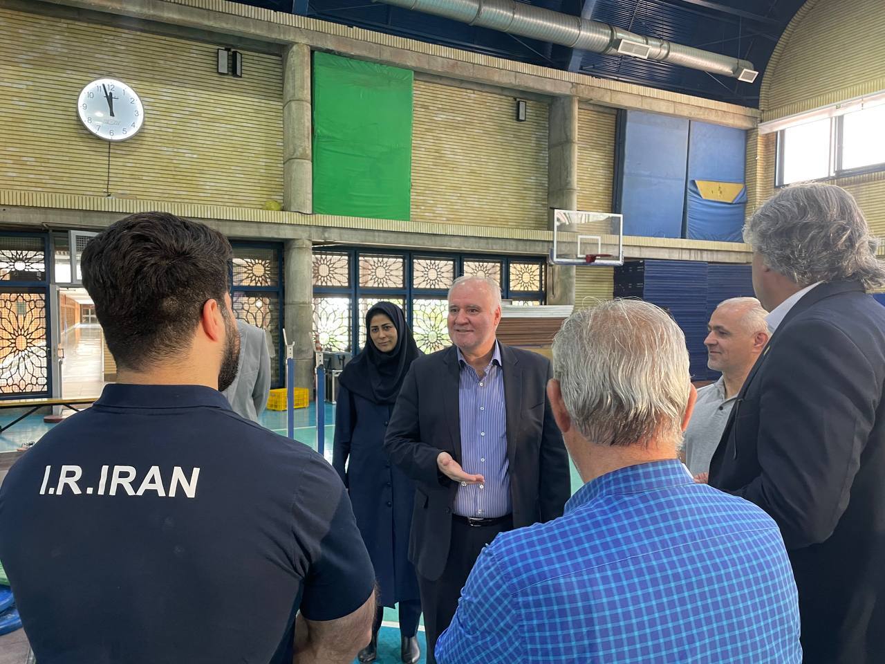 بازدید سرپرست آکادمی کمیته ملی المپیک از تمرین وزنه‌برداران