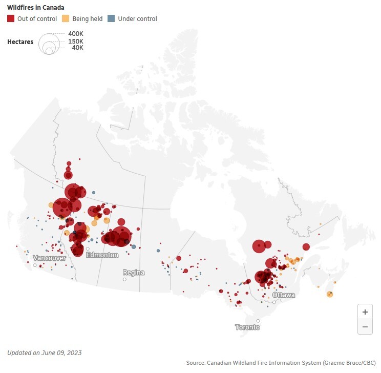 تداوم آتشسوزیهای گسترده در کانادا/ آلودگی شدید هوا به نروژ رسید تداوم آتشسوزیهای گسترده در کانادا/ آلودگی شدید هوا به نروژ رسید