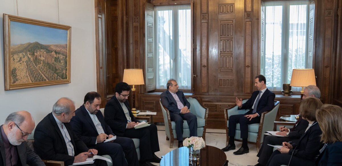 دیدار دستیار ارشد ویژه وزیر امور خارجه با رئیس جمهور سوریه
