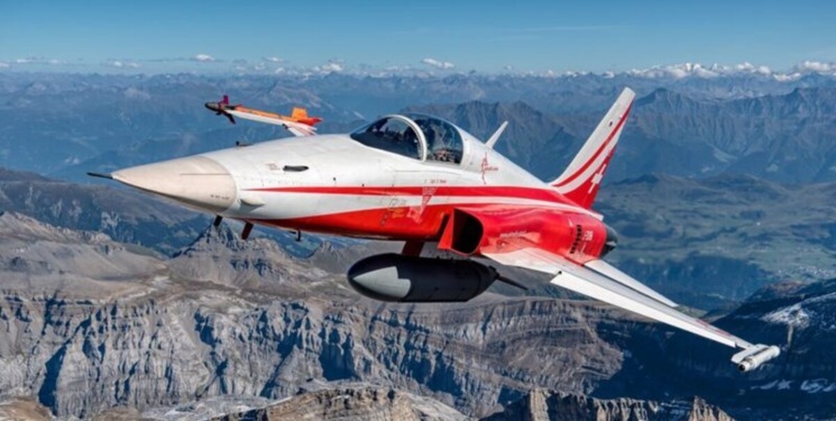 سانحه هوایی برای ۲ جت «اف-۵» نیروی هوایی سوئیس
 