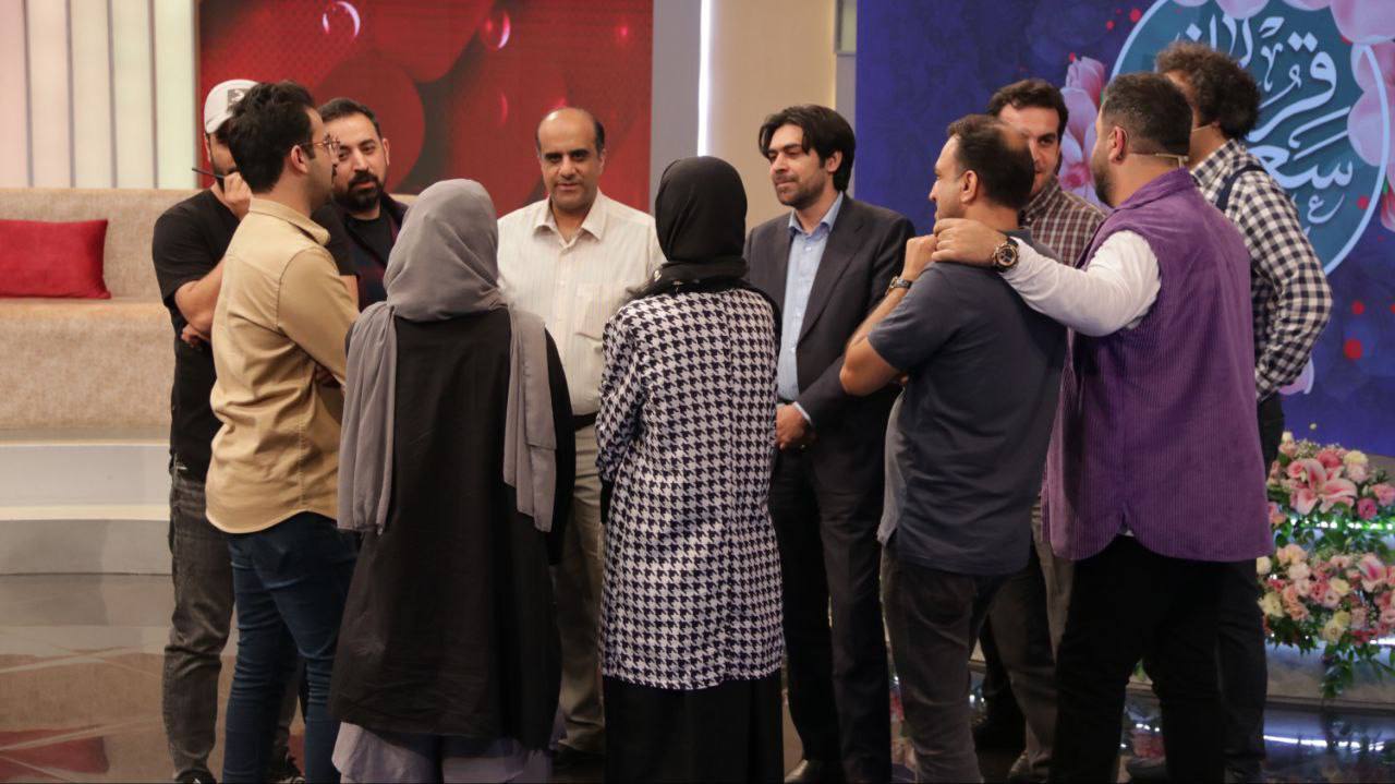 دیدار مدیر شبکه نسیم از محل ضبط برنامه «بگو بخند»