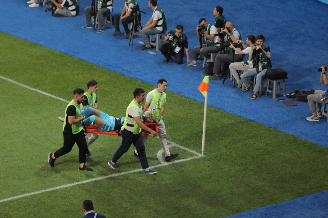 مصدومیت شدید دروازبان تیم ملی/ بیرانوند به بیمارستان منتقل شد + تصاویر