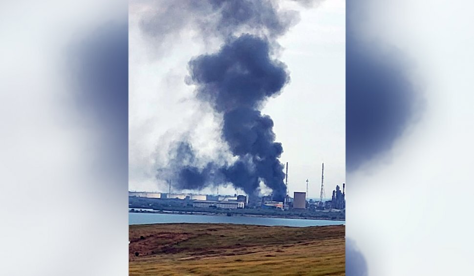 انفجار و آتش سوزی در پالایشگاه پترومیدیا رومانی