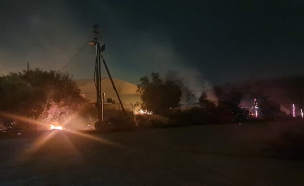 آتش‌سوزی گسترده در پایگاه نظامی رژیم صهیونیستی در کرانه باختری