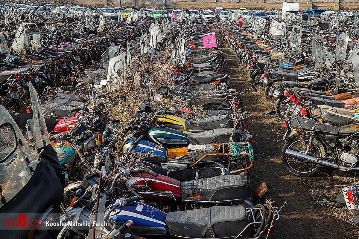 مزایده ۵ هزار موتورسیکلت توقیفی با اقدامات دادگستری استان هرمزگان برگزار می‌شود
