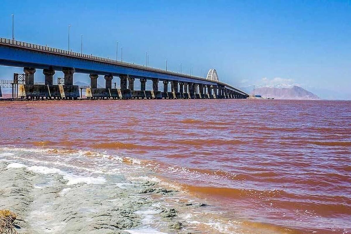 افزایش سطح تراز آب دریاچه ارومیه
