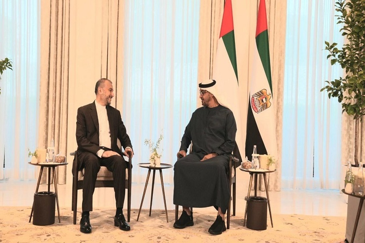 دیدار امیرعبداللهیان با رئیس دولت امارات/بن‌زاید به ایران دعوت شد