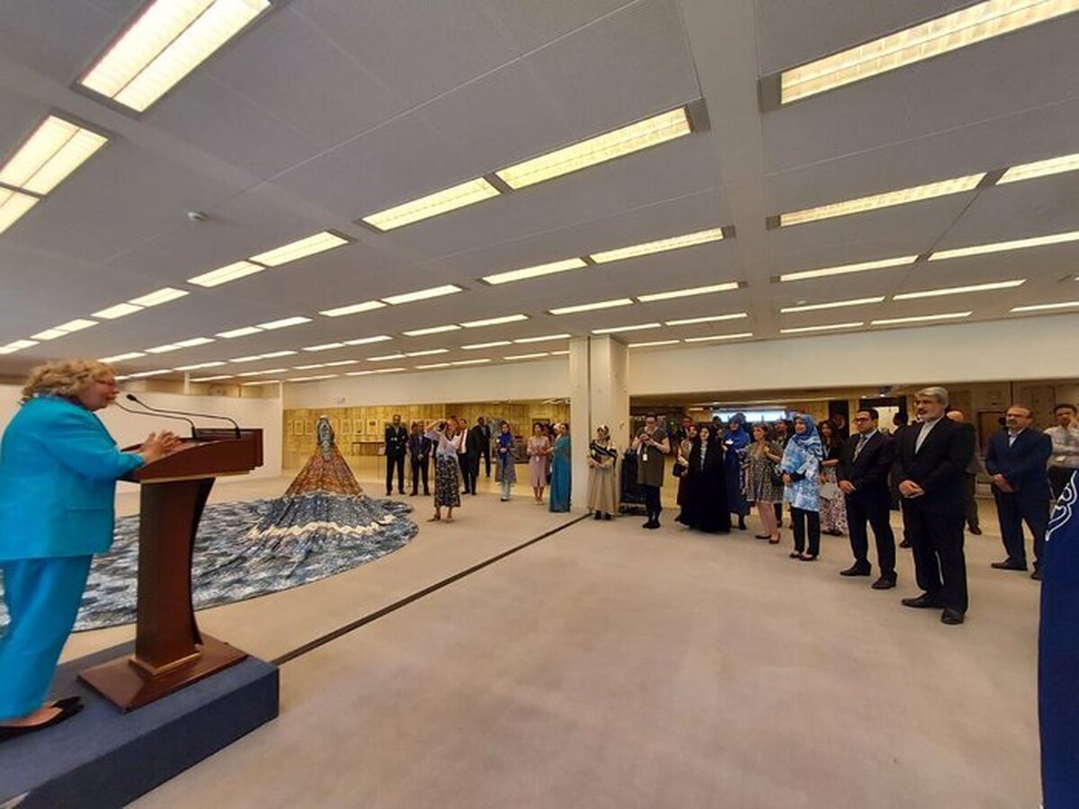 برپایی نمایشگاه طراحی لباس بانوان ایرانی در مقر سازمان ملل