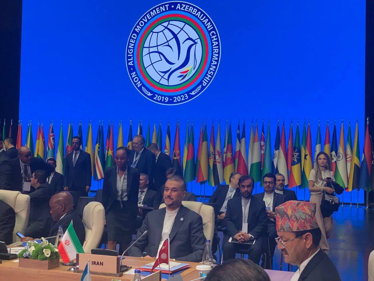 حضور وزیر امور خارجه در نشست جنبش عدم تعهد در باکو/ دیدار امیرعبداللهیان و علی‌اف