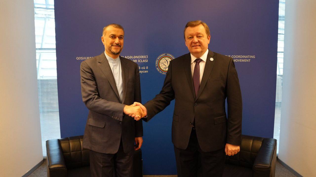 دیدارهای  امیرعبداللهیان و همتایان سوری و عراقی و سودانی در حاشیه نشست جنبش عدم تعهد