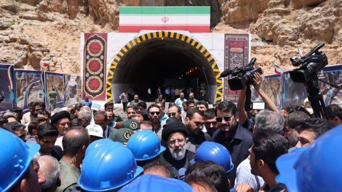 پروژه ملی محور ترانزیتی «پاتاوه - دهدشت» با حضور آیت‌الله رئیسی افتتاح شد