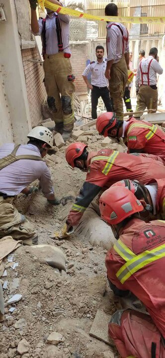 فوت یک کارگر در پایتخت به دلیل ریزش ساختمان