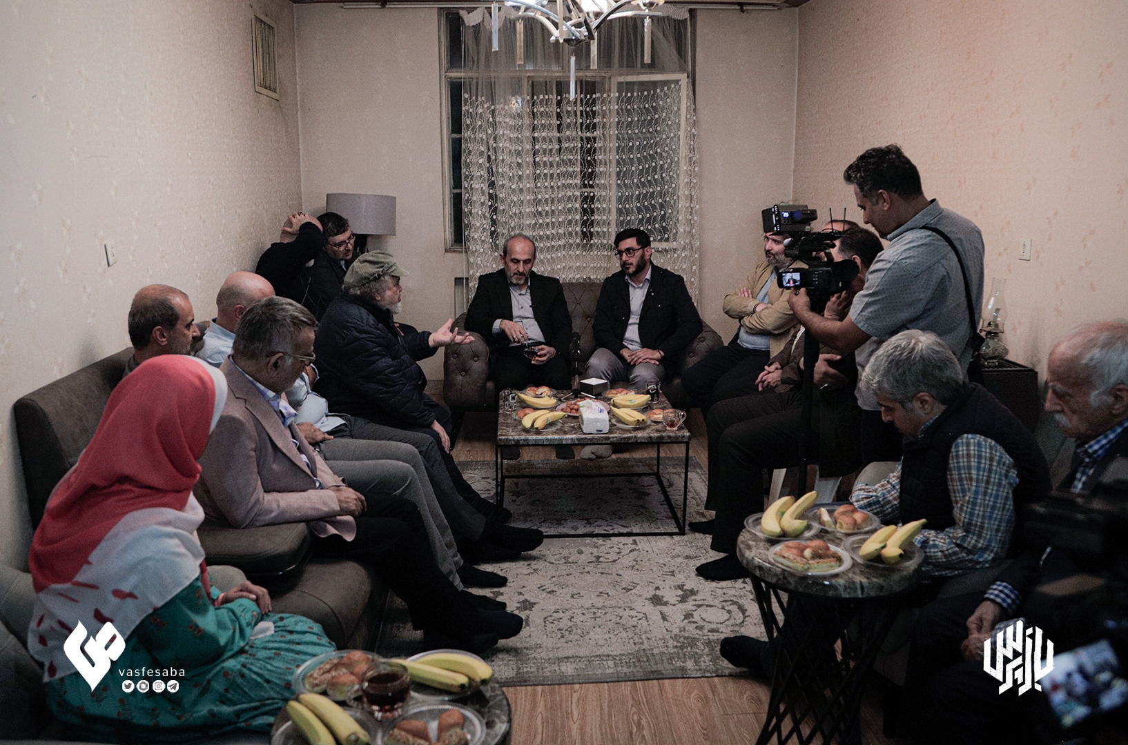 بازدید رئیس سازمان صدا و سیما از پشت صحنه «بازپرس» + تصاویر