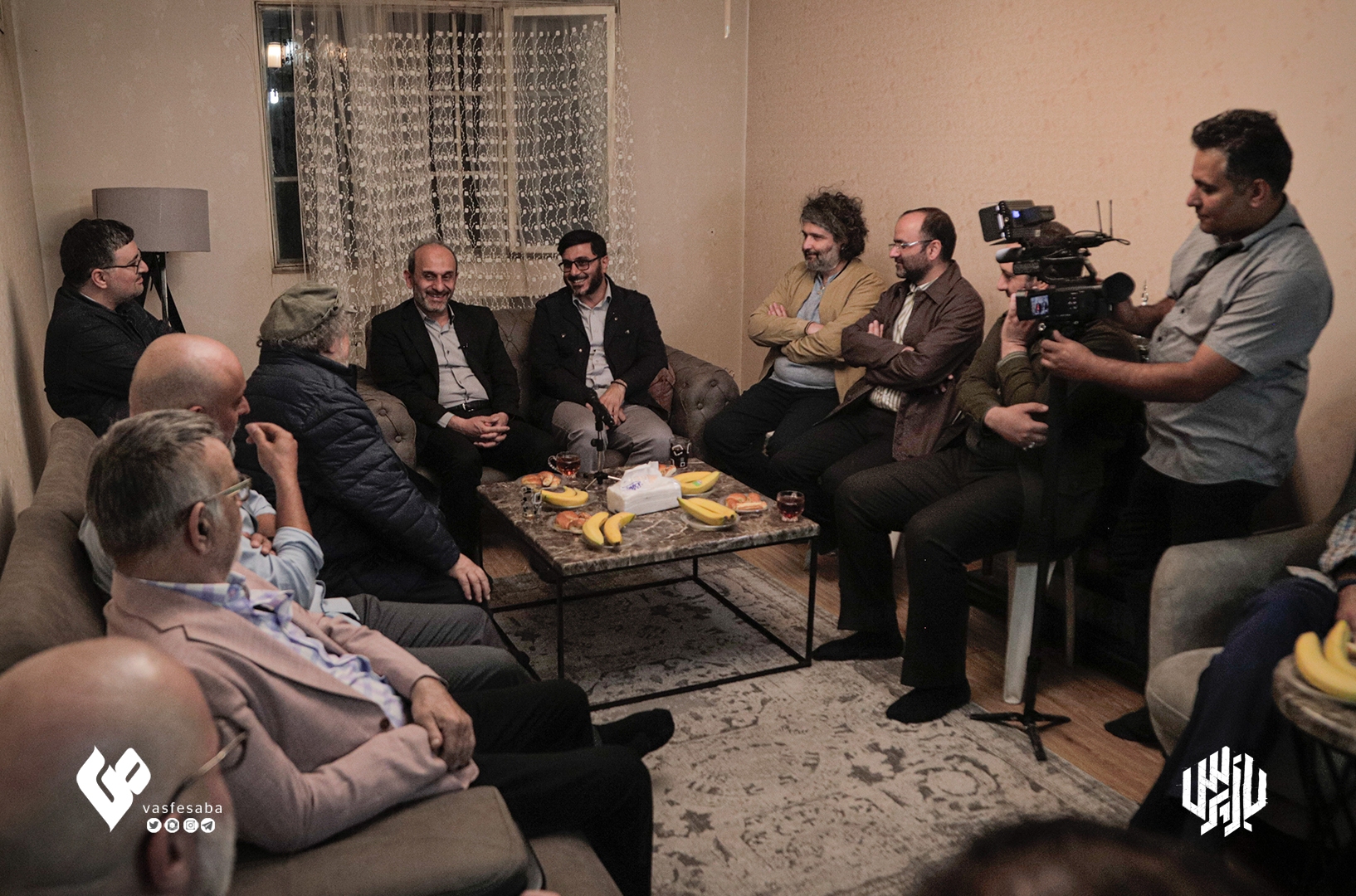 بازدید رئیس سازمان صدا و سیما از پشت صحنه «بازپرس» + تصاویر