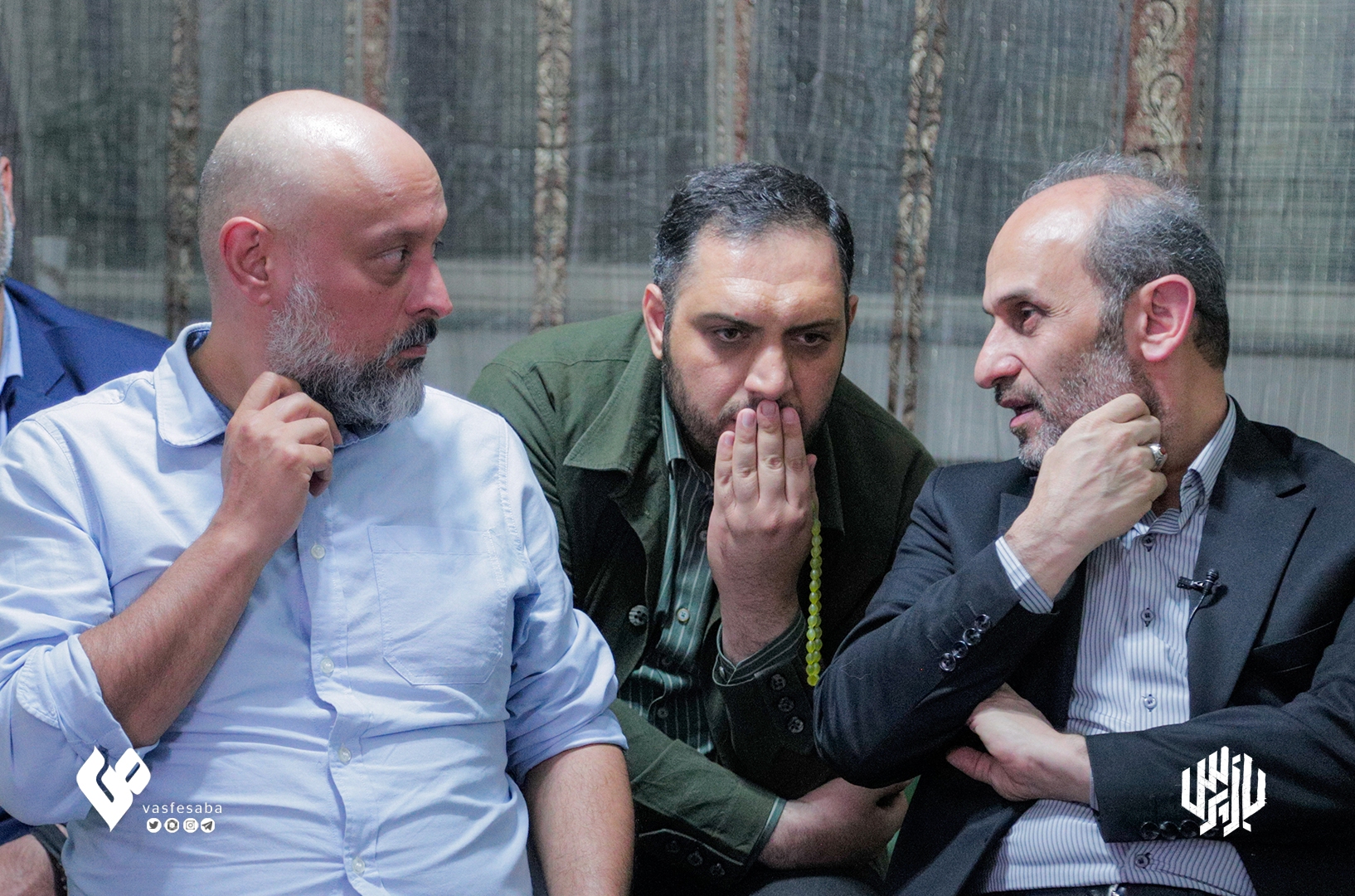 بازدید رئیس سازمان صدا و سیما از پشت صحنه «بازپرس» + تصاویر