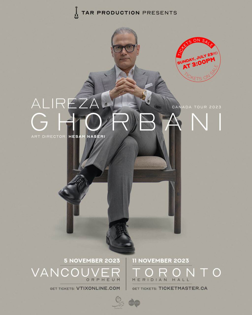 علیرضا قربانی به کانادا می‌رود