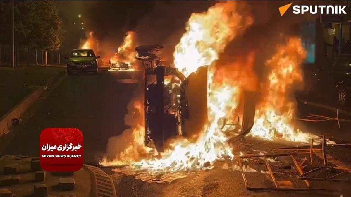 ادامه اعتراضات در فرانسه در پی قتل نوجوان ۱۷ ساله از سوی پلیس