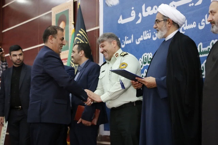 مراسم تکریم و معارفه رئیس سازمان قضایی نیرو‌های مسلح و دادستان نظامی لرستان برگزار شد