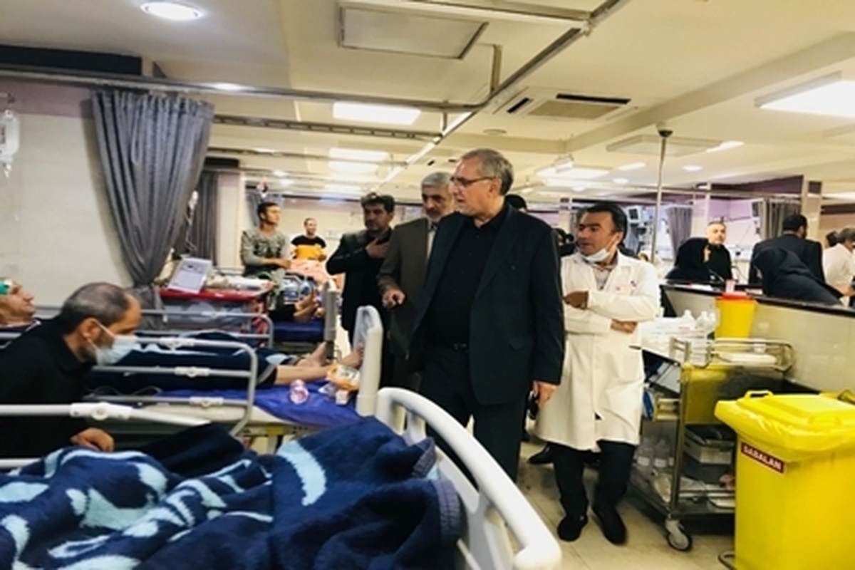 بازدید سرزده وزیر بهداشت از بیمارستان حضرت رسول اکرم‌(ص)