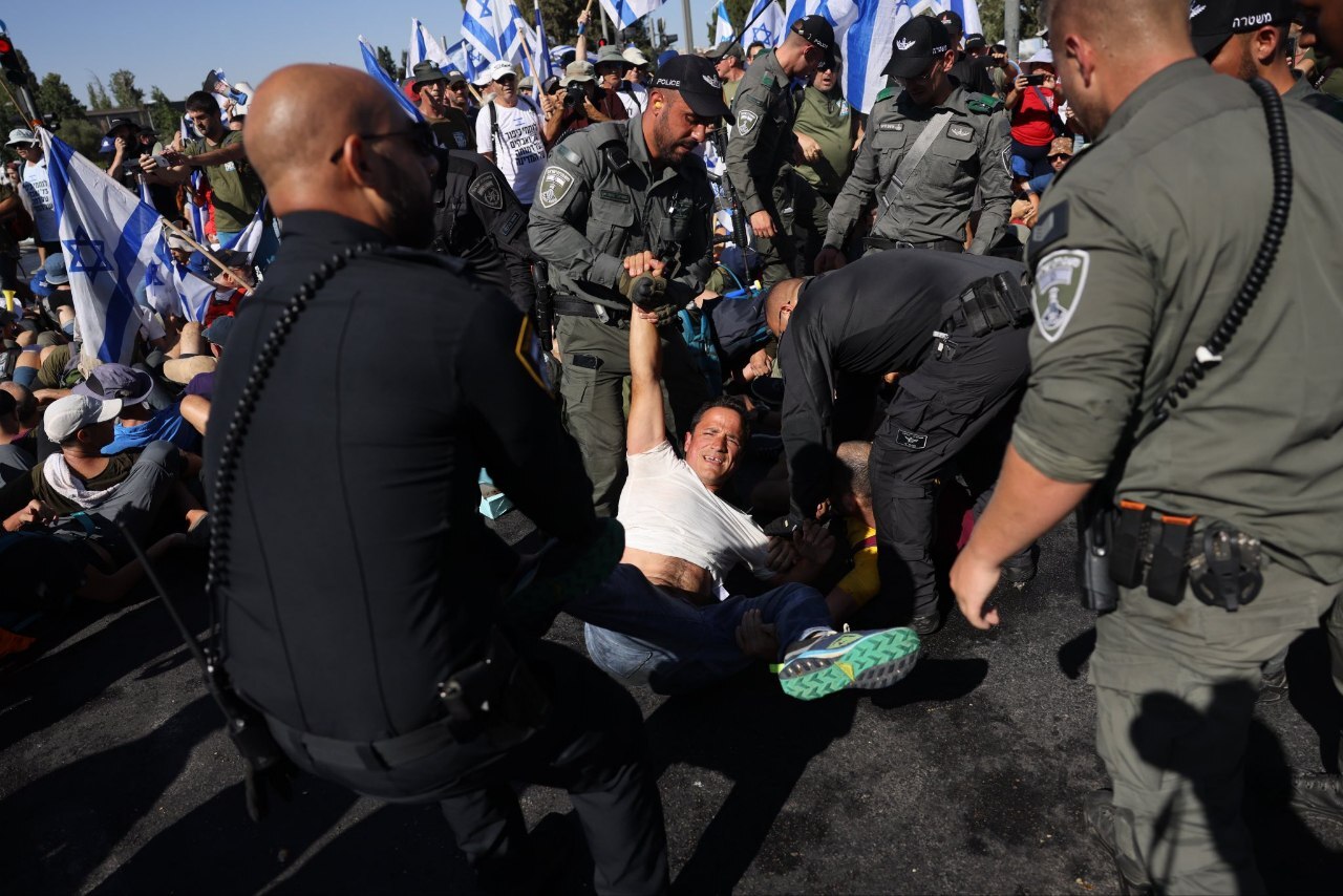 آغاز اعتراضات شهرک‌نشینان در اطراف ساختمان کنست رژیم صهیونیستی