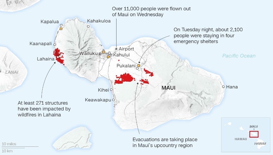 آتش سوزی‌های جنگلی آمریکا دستکم ۵۳ کشته برجای گذاشت