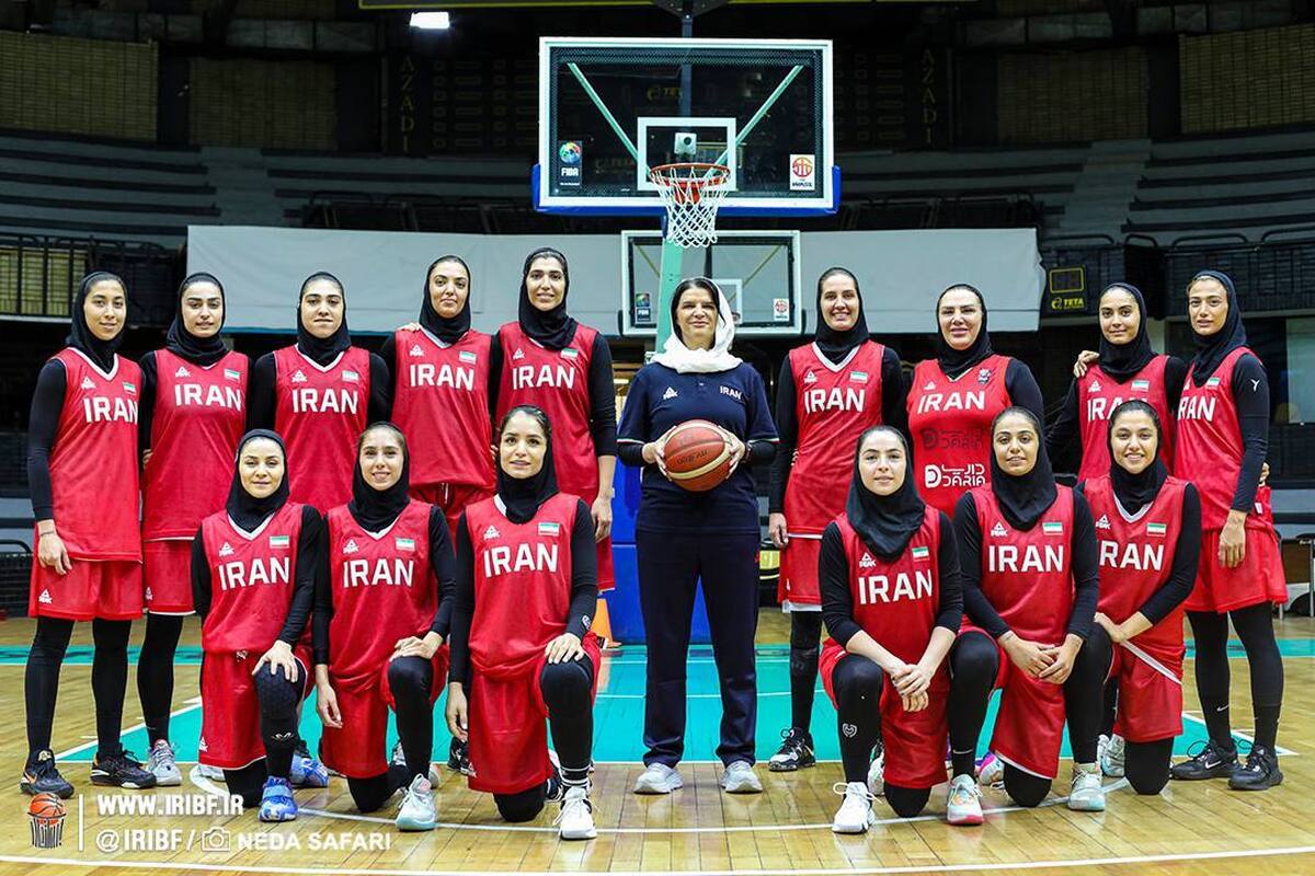 بسکتبال دیویژن B کاپ آسیا| شکست بانوان ایران مقابل اندونزی