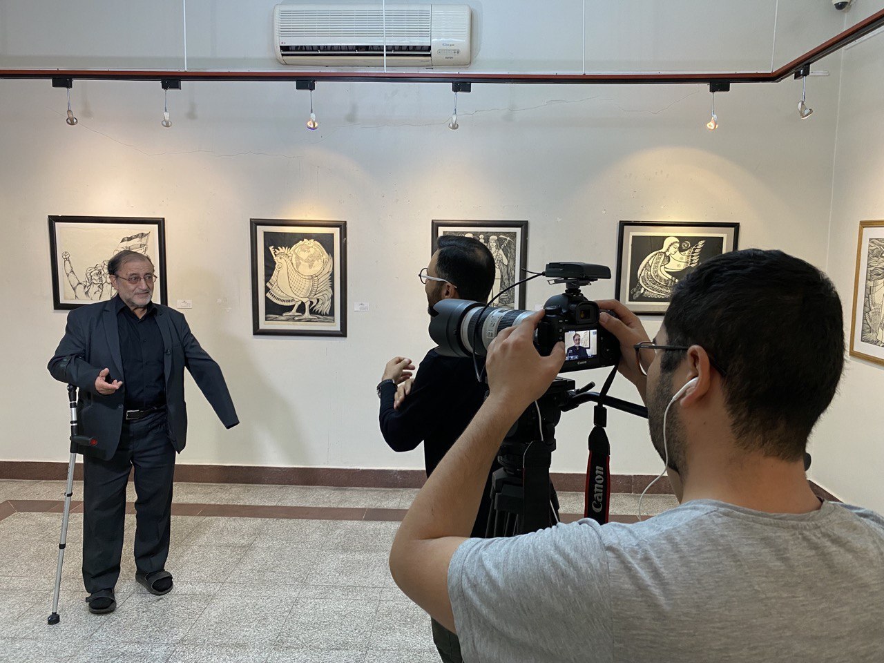 گفتگو با نقاش پیشکسوت درباره آثار هنرمندان فلسطینی در «ساعت به وقت قدس»