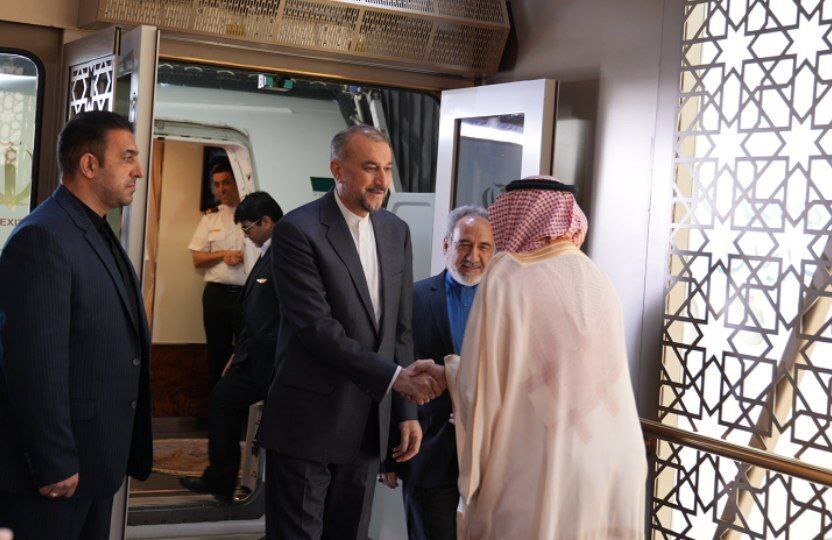 امیرعبداللهیان وارد ریاض شد