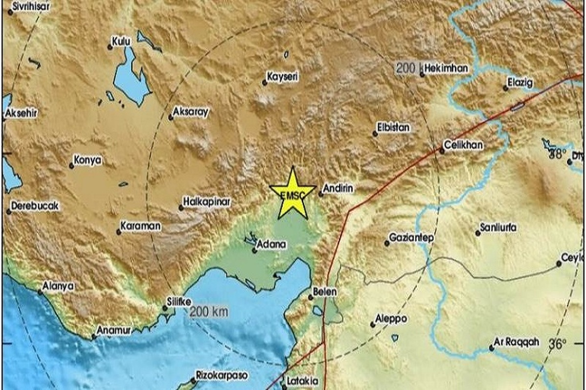 زمین لرزه‌ای ۵.۵ ریشتری جنوب ترکیه را لرزاند