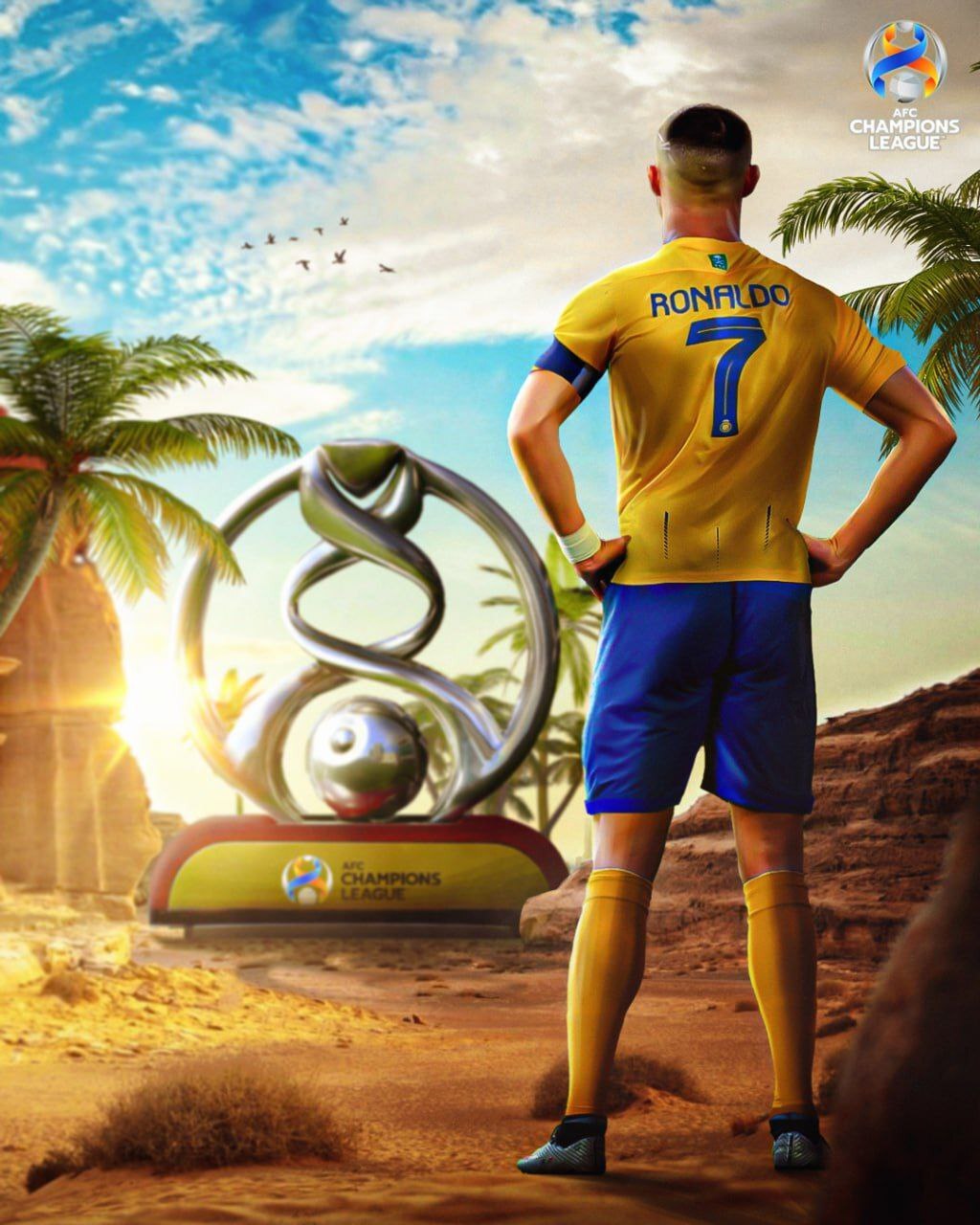 پوستر AFC به بهانه اولین بازی رونالدو در لیگ قهرمانان آسیا + تصویر پوستر AFC به بهانه اولین بازی رونالدو در لیگ قهرمانان آسیا + تصویر